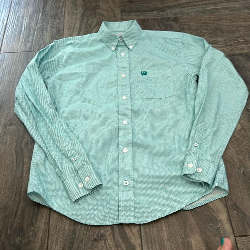 Boys Cinch button up size 12 L